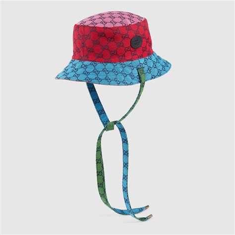 multicolor gucci bucket hat|Gucci reversible bucket hat.